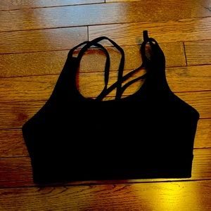 TSL black sports bra size small